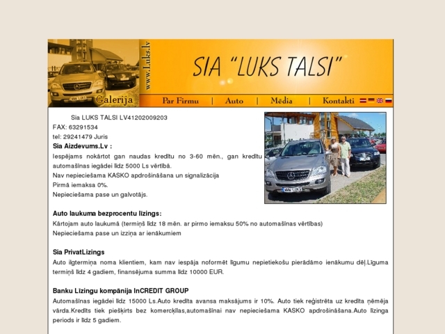 Luks Talsi, SIA